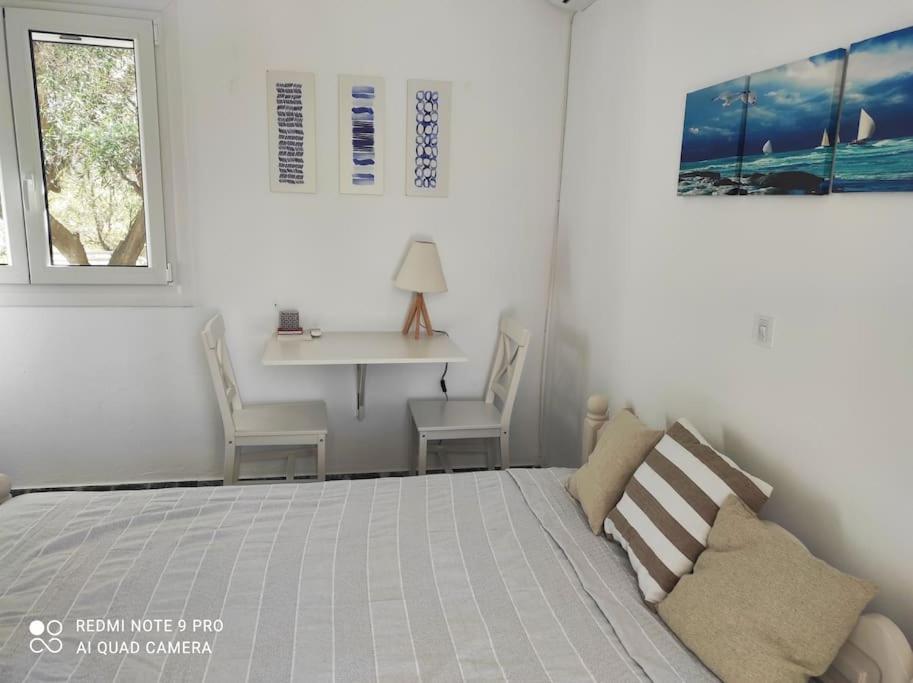 White Villa In Olive Trees And Seaview To Panagia Almiropótamos Exteriér fotografie