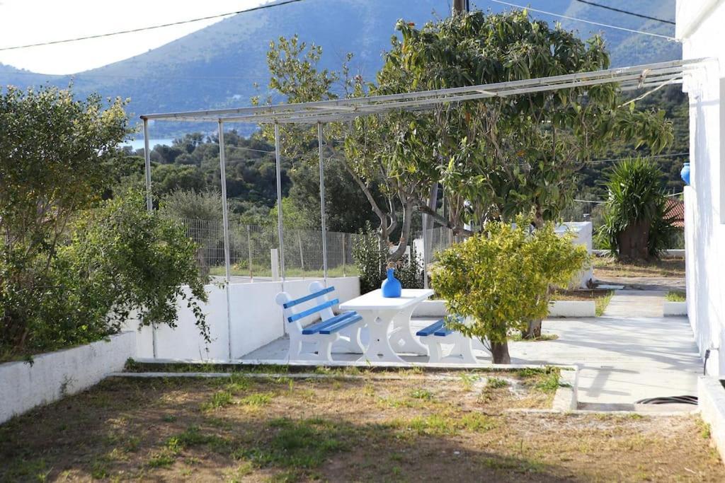 White Villa In Olive Trees And Seaview To Panagia Almiropótamos Exteriér fotografie